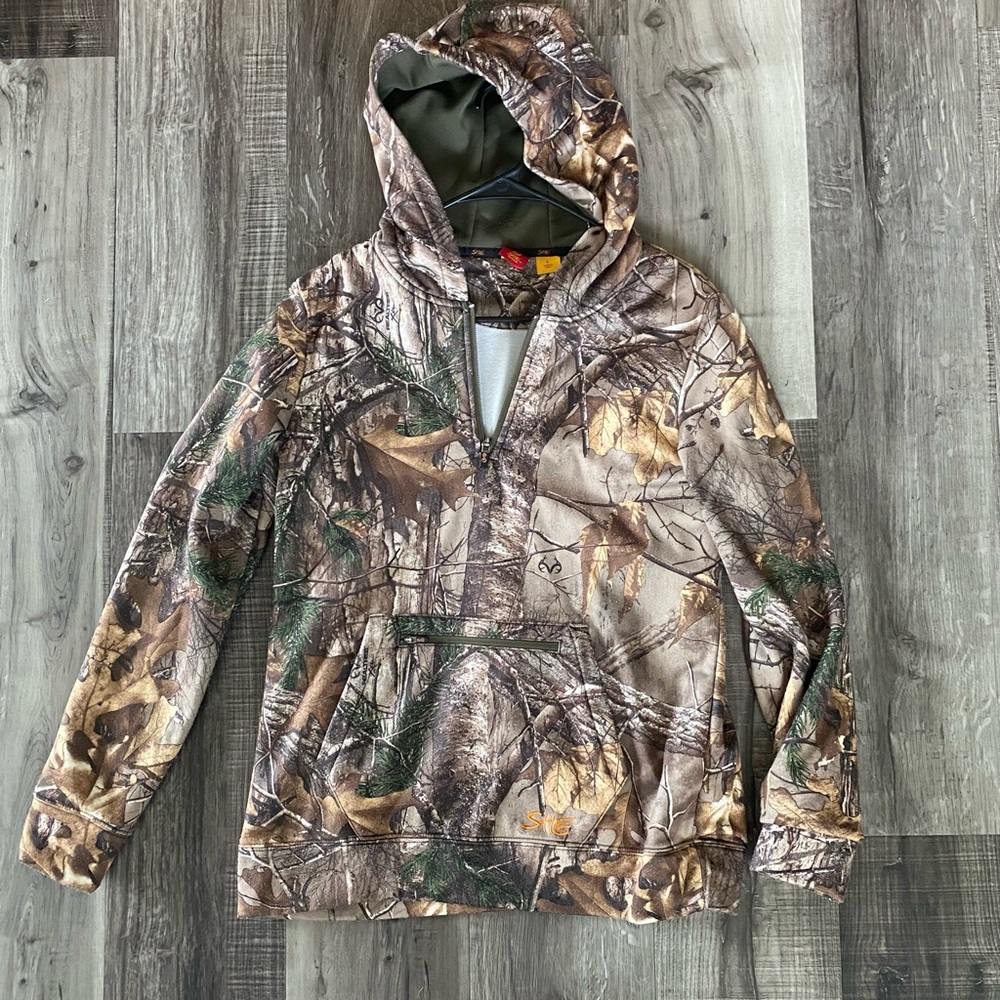 SHE Outdoor WOMENS Camo winter hunting hoodie - large
